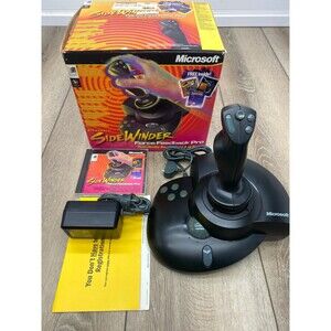 Microsoft SideWinder Force Feedback Pro Joystick w/ Original Box w/CD